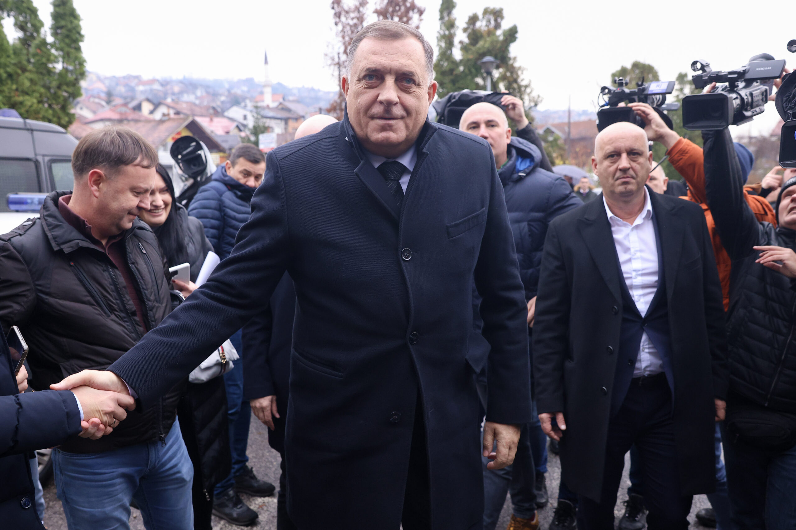 Milorad Dodik dolazi na sud / Foto: Armin Durgut/PIXSELL