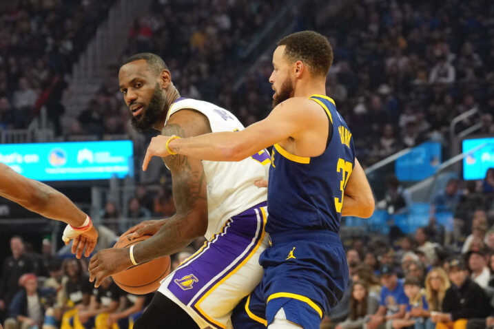 LeBron James i Stephen Curry/Foto REUTERS