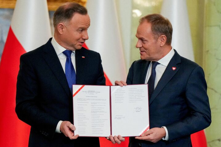 Andrzej Duda i Donald Tusk / Foto Reuters