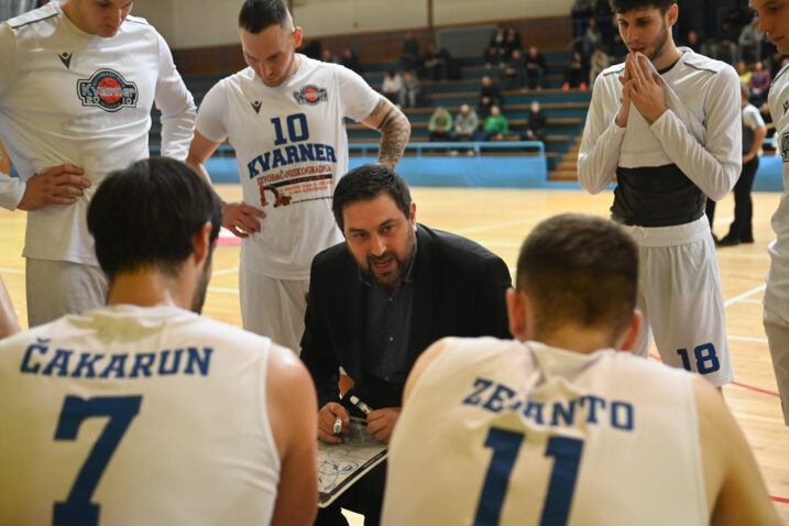 Branimir Pavić, trener Kvarnera/Foto A. KRIŽANEC