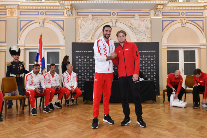 Marin Čilić i Zizou Bergs/Foto PIXSELL