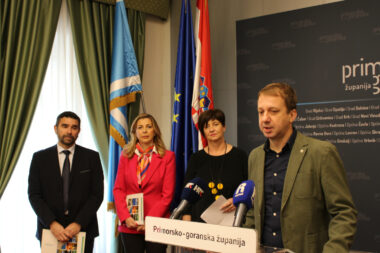 Ljudevit Krpan, Alessandra Ban, Marina Medarić i Marko Boras Mandić / Foto PGŽ