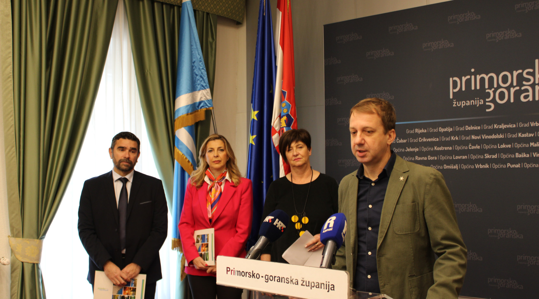 Ljudevit Krpan, Alessandra Ban, Marina Medarić i Marko Boras Mandić / Foto PGŽ
