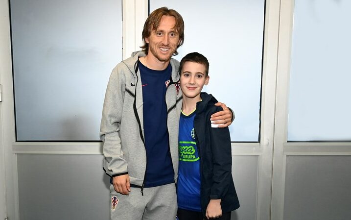 Luka Modrić i Jan/Foto Drago Sopta/HNS