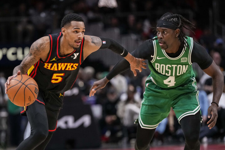 Dejounte Murray i Jrue Holiday/Foto REUTERS