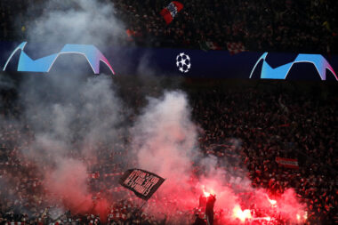 Navijačko ozračje na utakmici Borussije i PSV-a/Foto REUTERS