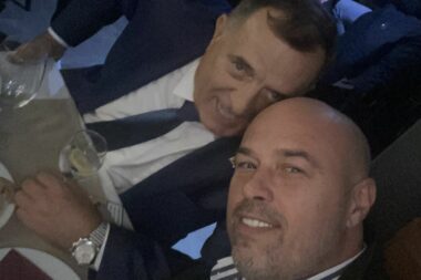 Milorad Dodik i Milan Tegeltija / Foto Screenshot Twitter