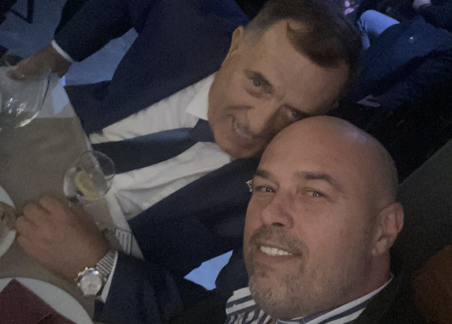 Milorad Dodik i Milan Tegeltija / Foto Screenshot Twitter