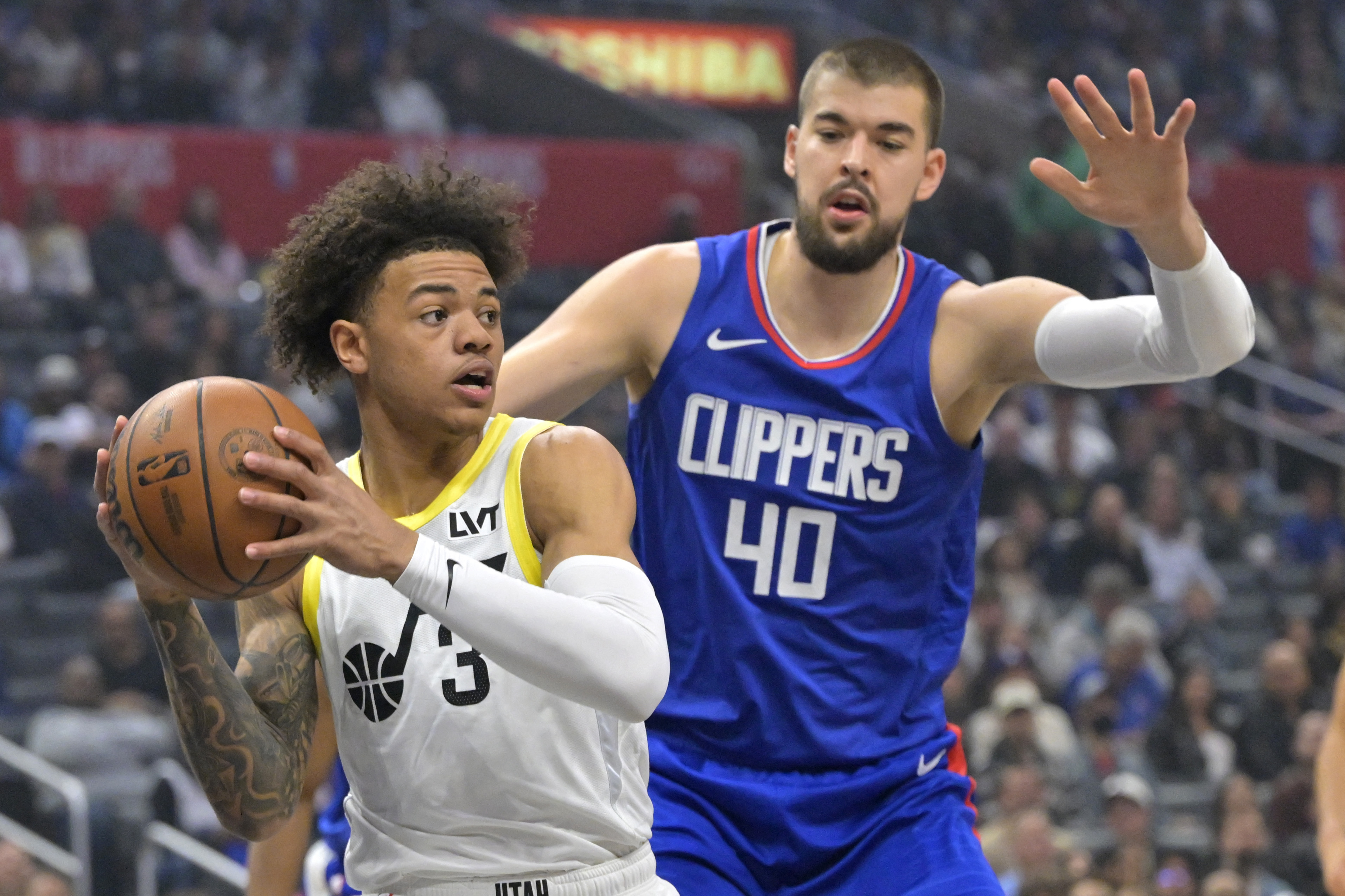 Keyonte George i Ivica Zubac/Foto REUTERS