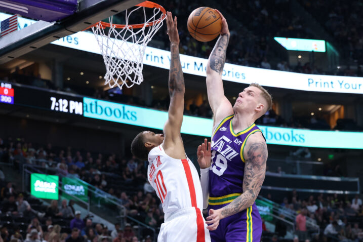 Luka Šamanić i Jabari Smith Jr./Foto REUTERS