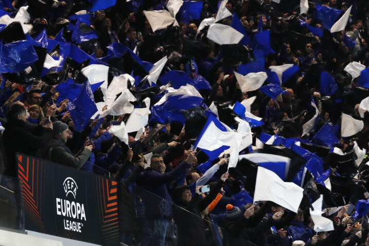 Navijači Atalante uoči susreta s Liverpoolom/Foto REUTERS