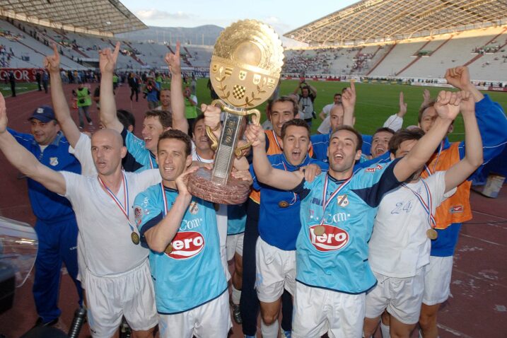 Rijeka je svoj prvi Kup Hrvatske osvojila 2005. godine na Poljudu/Foto Arhiva NL