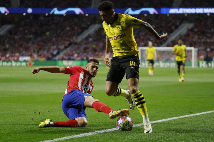 SVE OTVORENO - Koke i Jadon Sancho/Foto REUTERS
