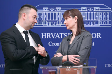 Odluka o tome da Suverenisti neće u koaliciju s HDZ-om i DP-om razdvojila je Vesnu Vučemilović i Marijana Pavličeka / PATRIK MACEK/PIXSELL