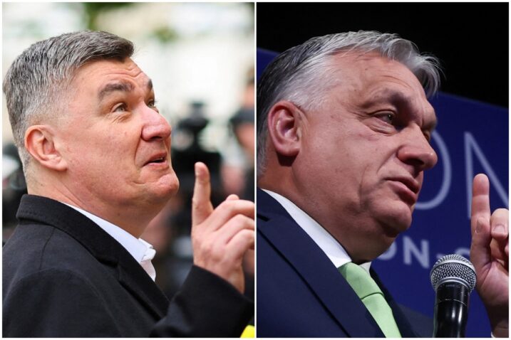 Zoran Milanović i Viktor Orban / Foto Reuters