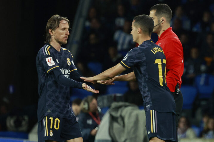 Luka Modrić i Lucas Vasquez/Foto REUTERS