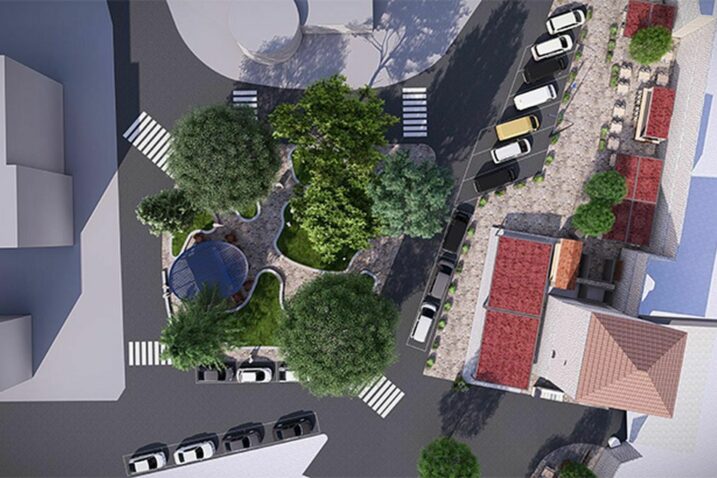 Vizualizacija projekta preuređenja Malog parka