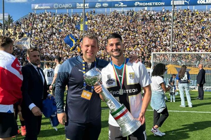 S TROFEJOM I KUMOM - Marko Tadić i Antonio Mirko Čolak