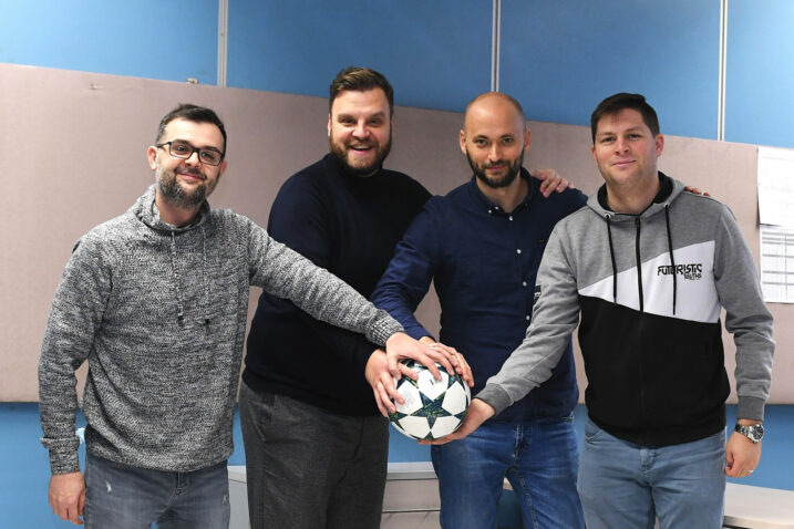 Viki Ivanović, Marko Šapit, Robert Jelečević i Ivan Dorian Molnar, Foto: HRT