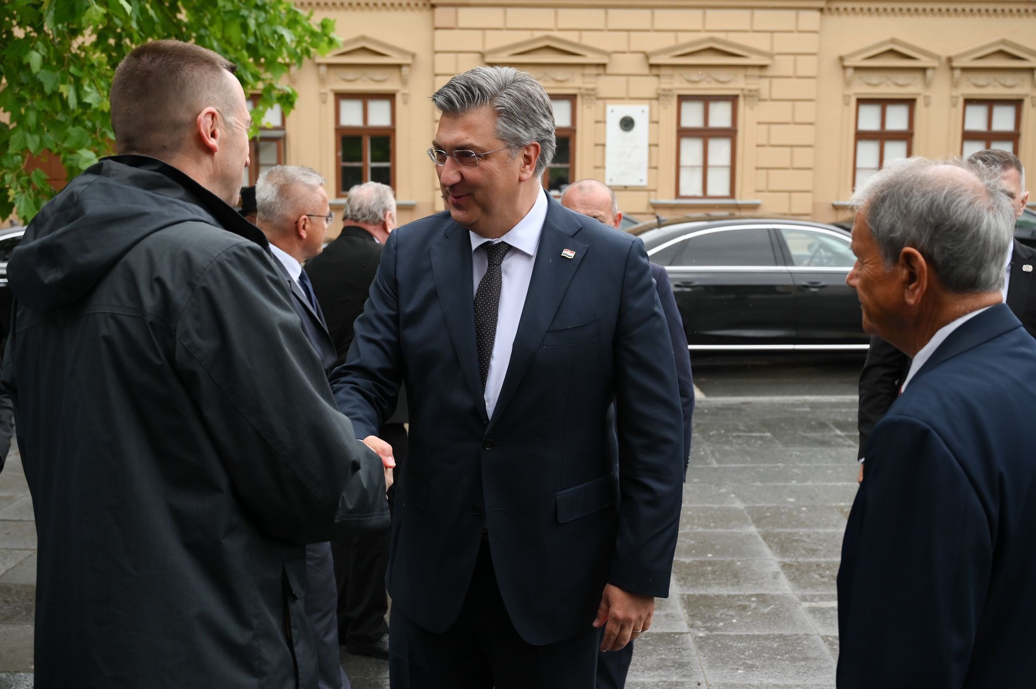 Andrej Plenković i Ivan Penava u Vukovaru / Foto Screenshot Twitter Andrej Plenković