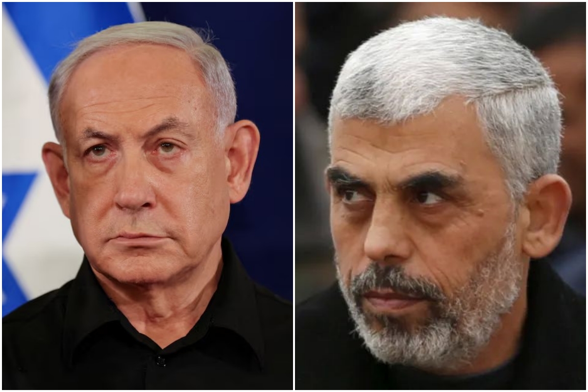 Benjamin Netanyahu i Yahya Sinwar / Foto Reuters