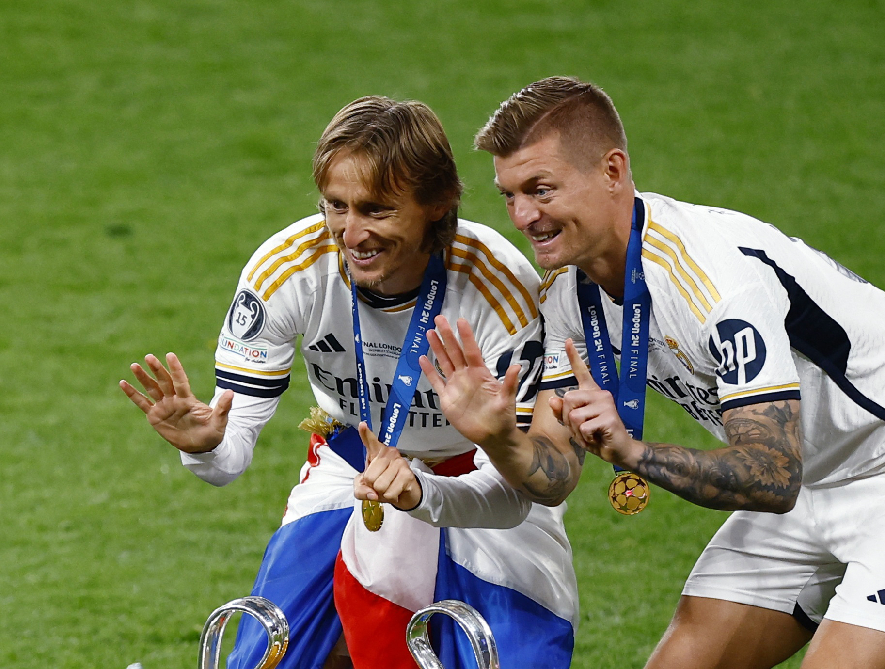 Luka Modrić i Toni Kroos/Foto REUTERS