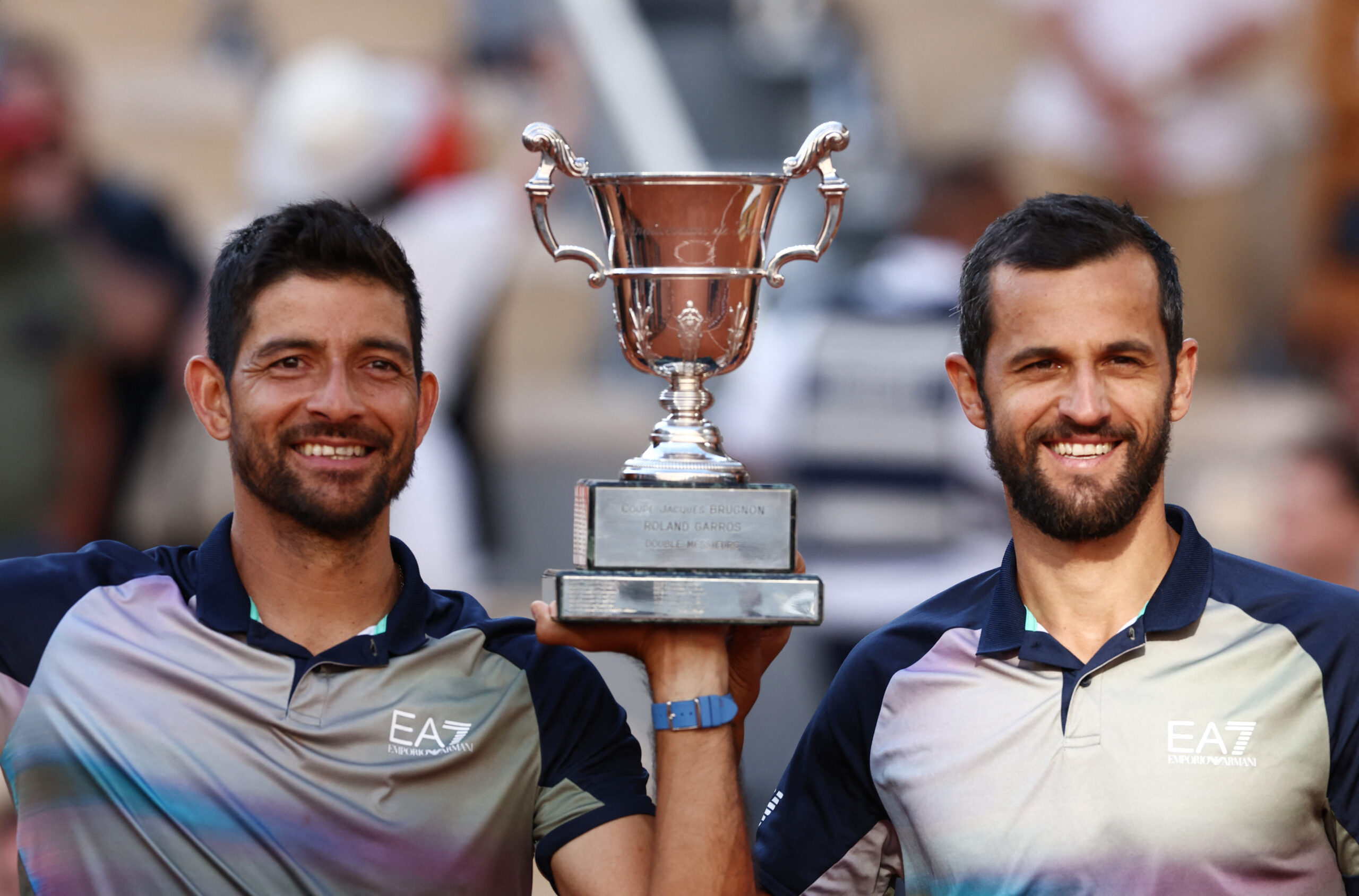 Marcelo Arevalo i Mate Pavić lani su osvojili trofej u Roland Garrosu/Foto REUTERS