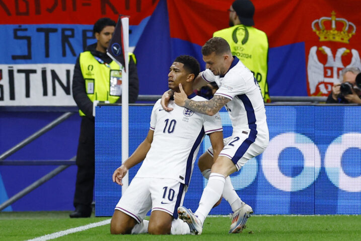 Jude Bellingham i Kieran Trippier/Foto REUTERS