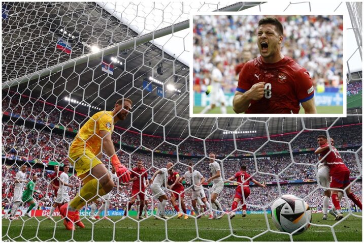 Jan Oblak nije mogao ništa nakon Jovićeva udarca za poravnanje/Foto REUTERS