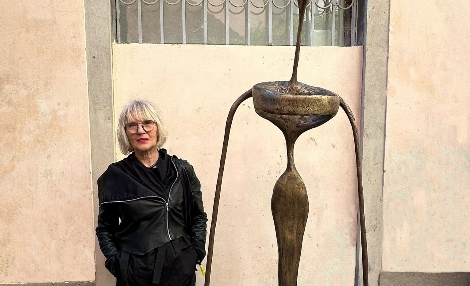 Tatjana Kostanjević i njezina skulptura