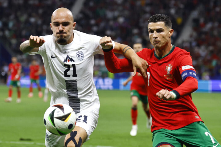Vanja Drkušić i C. Ronaldo/Foto REUTERS