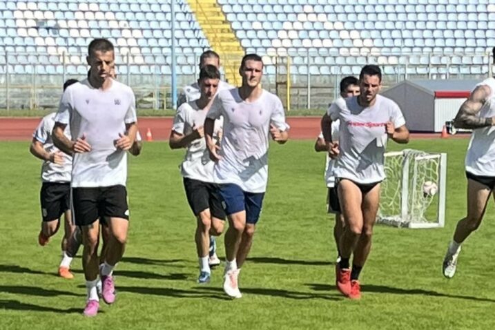 Ivan Graf, Dominik Mulac i Marin Grujević na treningu Opatije