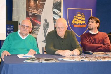 Julijano Sokolić, Lucio Jurjako i Mihael Desanti / Foto Bojan Purić