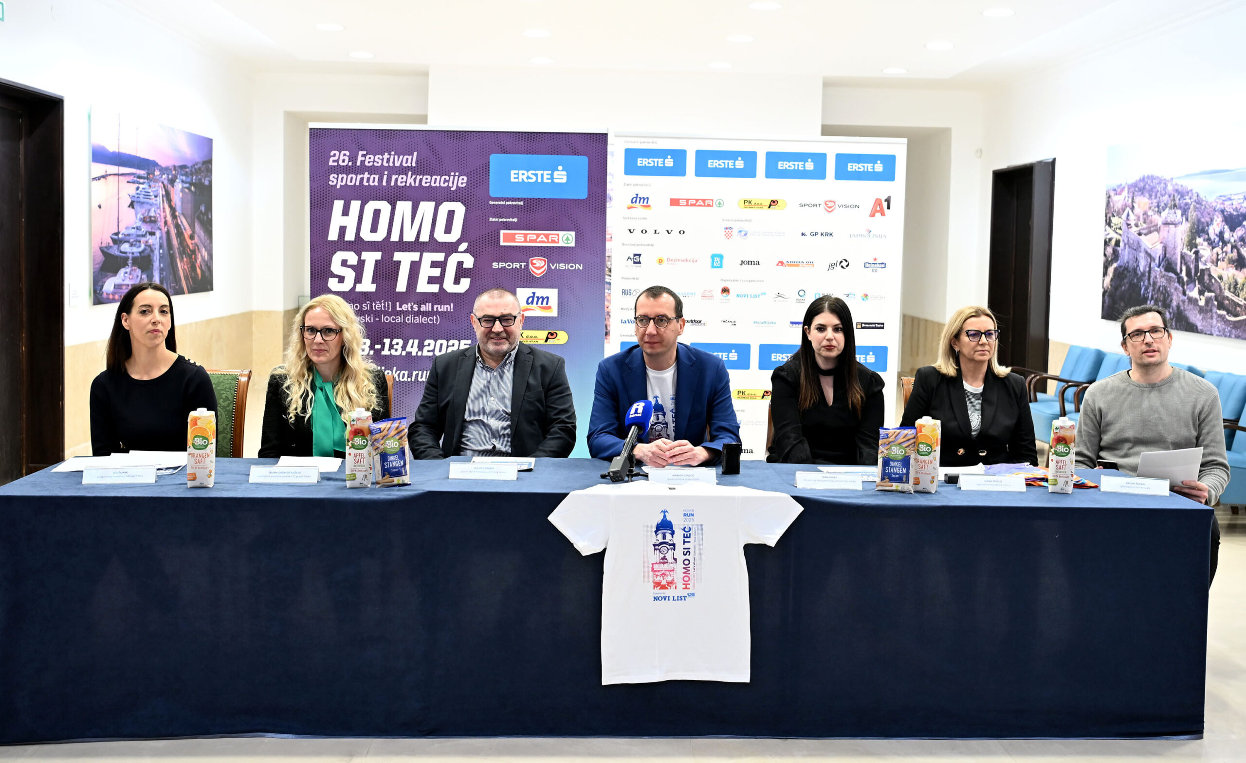 Tea Čorak, Jelena Grubelić Kušeta, Slaviša Bradić, Marko Filipović, Nina Goleš, Diana Prezelj i Bruno Župan/Foto V. KARUZA