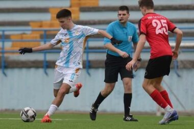 Rijekin Lukas Murica dio je Hrvatske U-17 reprezentacije/Foto V. MAVROVIĆ/HNK RIJEKA