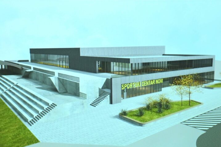 Ilustracija / Idejno rješenje za sportsku dvoranu u Novom Vinodolskom / Foto: Marko Gracin