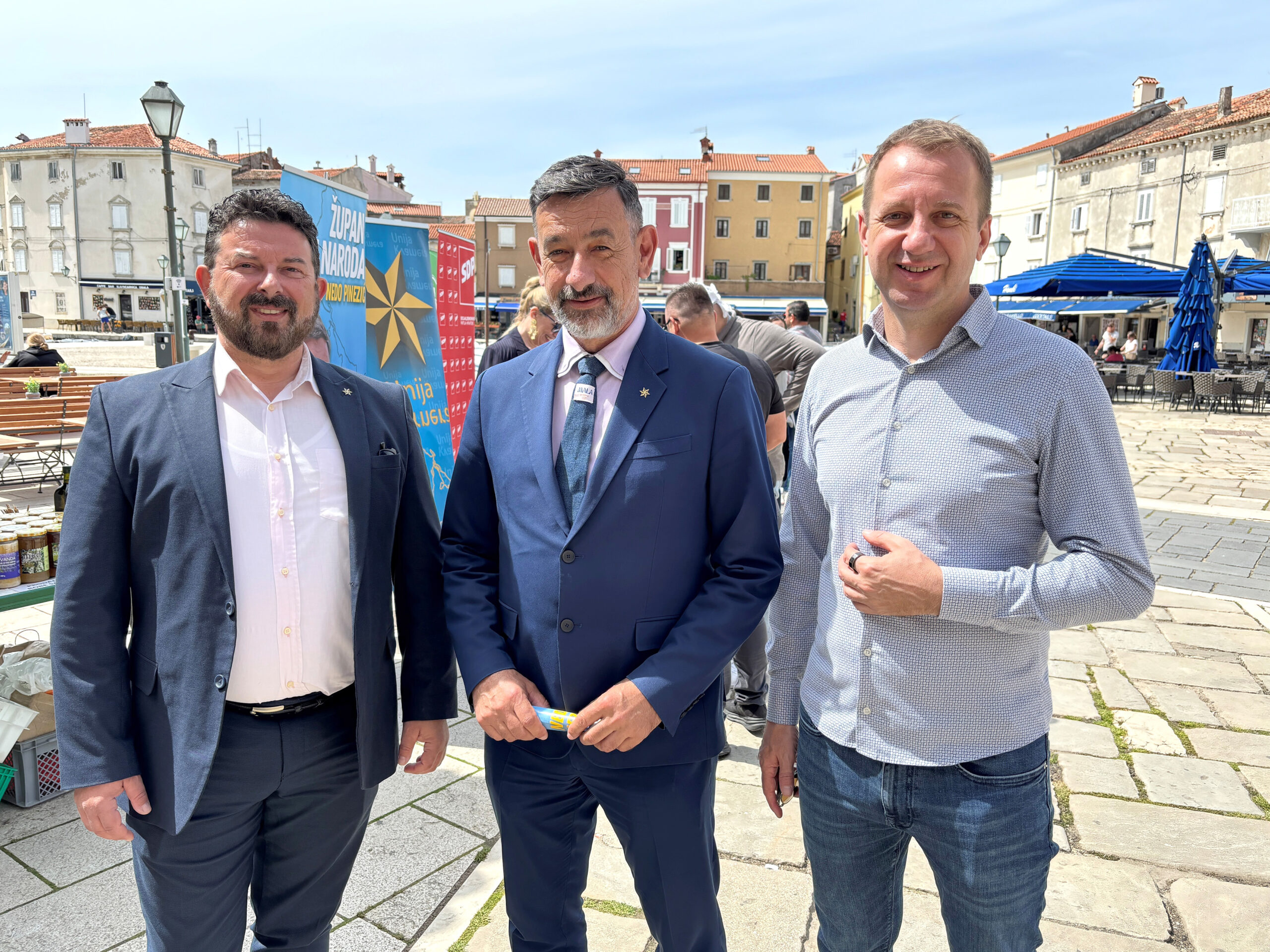Đanino Sučić, Nedo Pinezić i Marko Boras Mandić