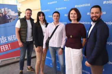 Juraj Kašić, Marina Vujičić, Jadranka Rogović, Sanja Katalinić i Domagoj Tramontana / Foto: Sergej Drechsler