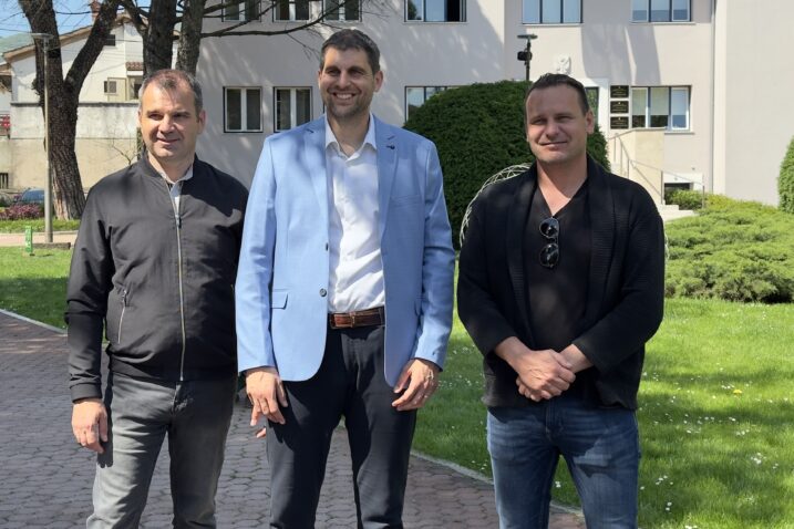 Eduard Baćić, Vedran Kinkela i Ivan Črnjarić / Foto Općina Matulji