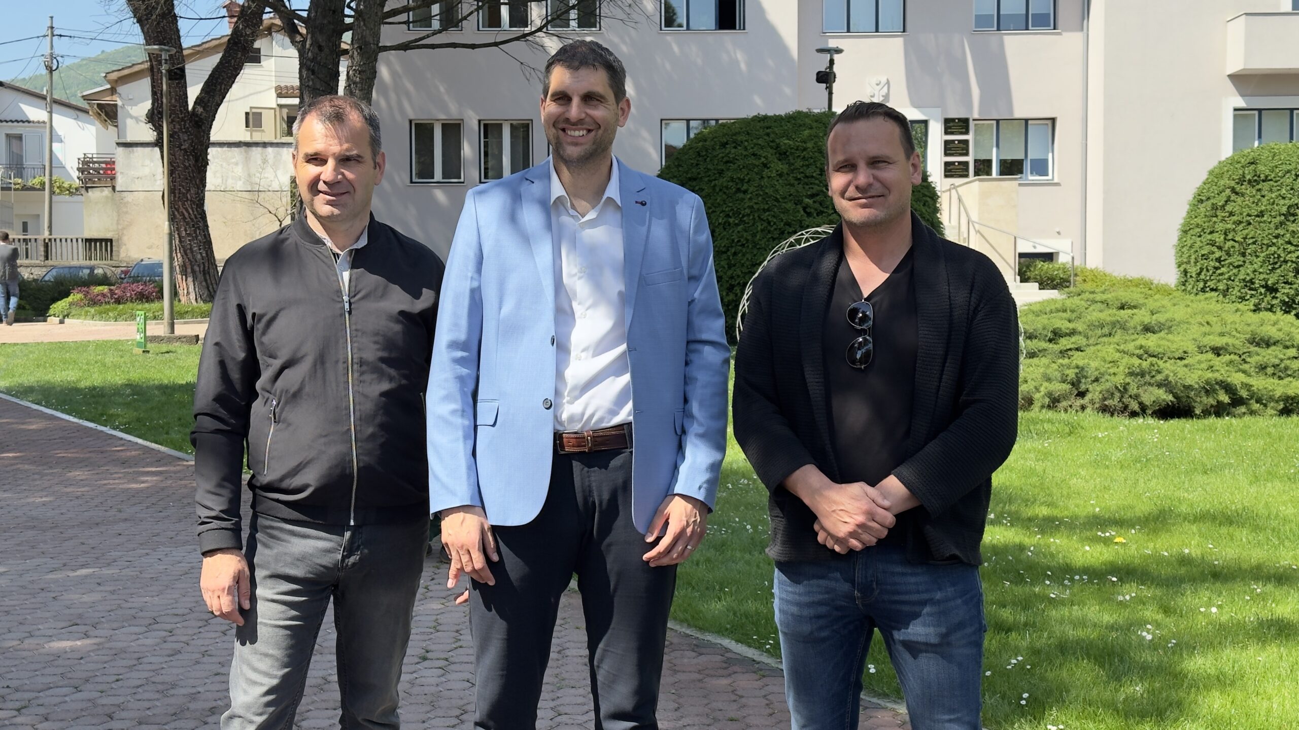 Eduard Baćić, Vedran Kinkela i Ivan Črnjarić / Foto Općina Matulji
