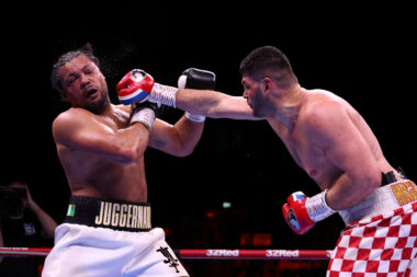 Joe Joyce i Filip Hrgović/Foto REUTERS