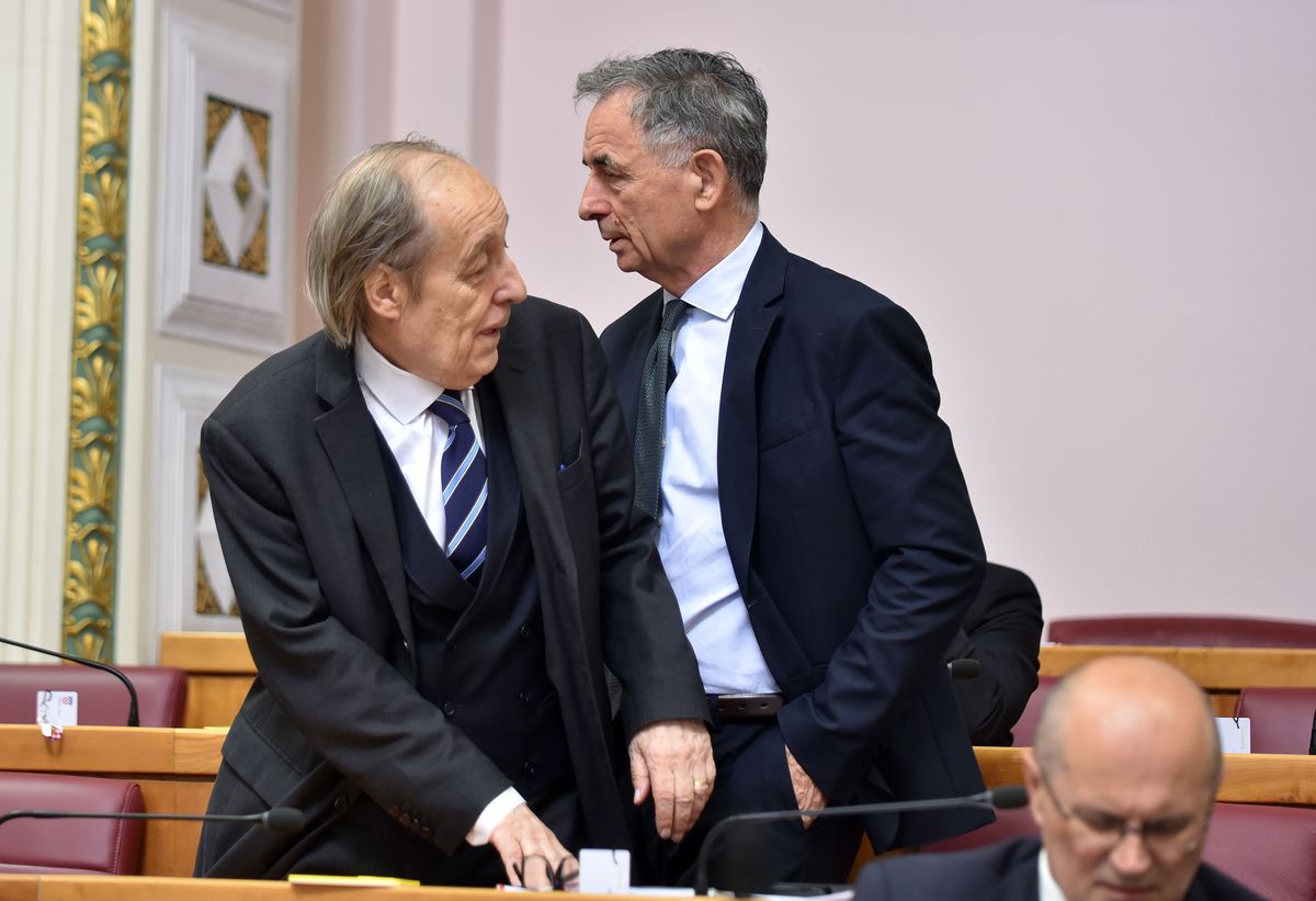 Furio Radin i Milorad Pupovac / Foto Davor Kovačević