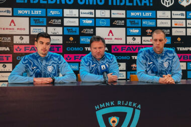 Max Vesel, Alen Jukić i Alen Fetić/Foto HMNK Rijeka