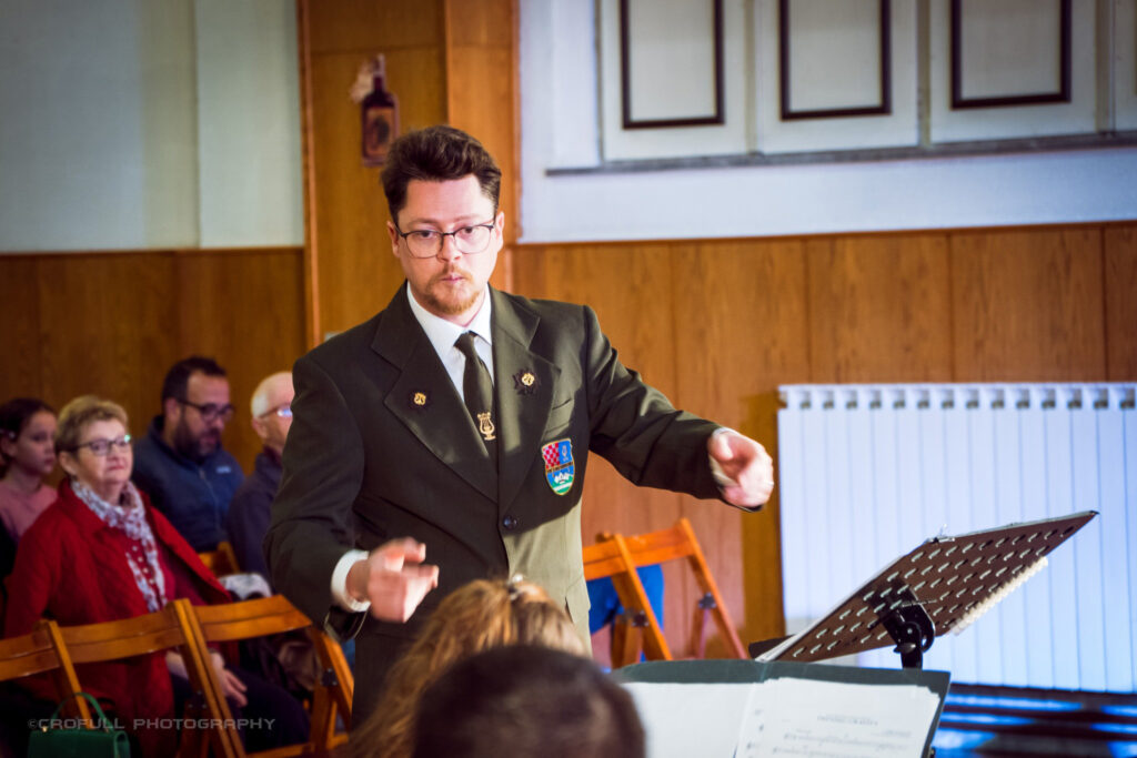 Novi dirigent ravnogorskog puhačkog orkestra prof. Robert Pajić / Foto: Edi Dadić