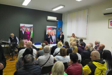 Skup je održan sinoć u Ružićevoj ulici / Foto V. MRVOŠ