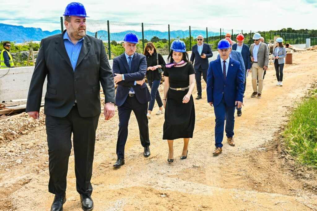 Obilazak završnih radova / Foto: Grad Novalja