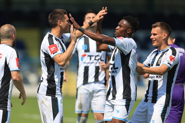 RADOST U SIGETU - Dominik Mulac, Goodness Ajayi i Andro Babić/Foto PIXSELL