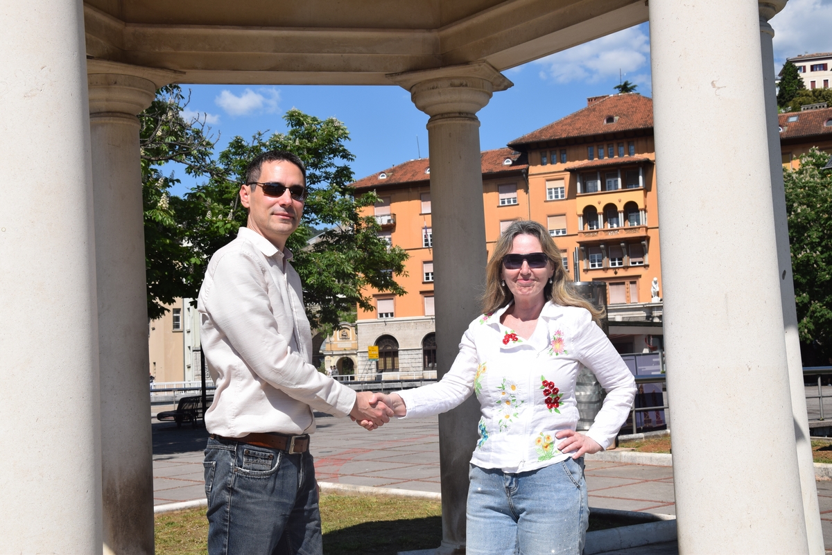 Danijel Klaić i Azra Zubić-Zec / Foto Vladimir Mrvoš