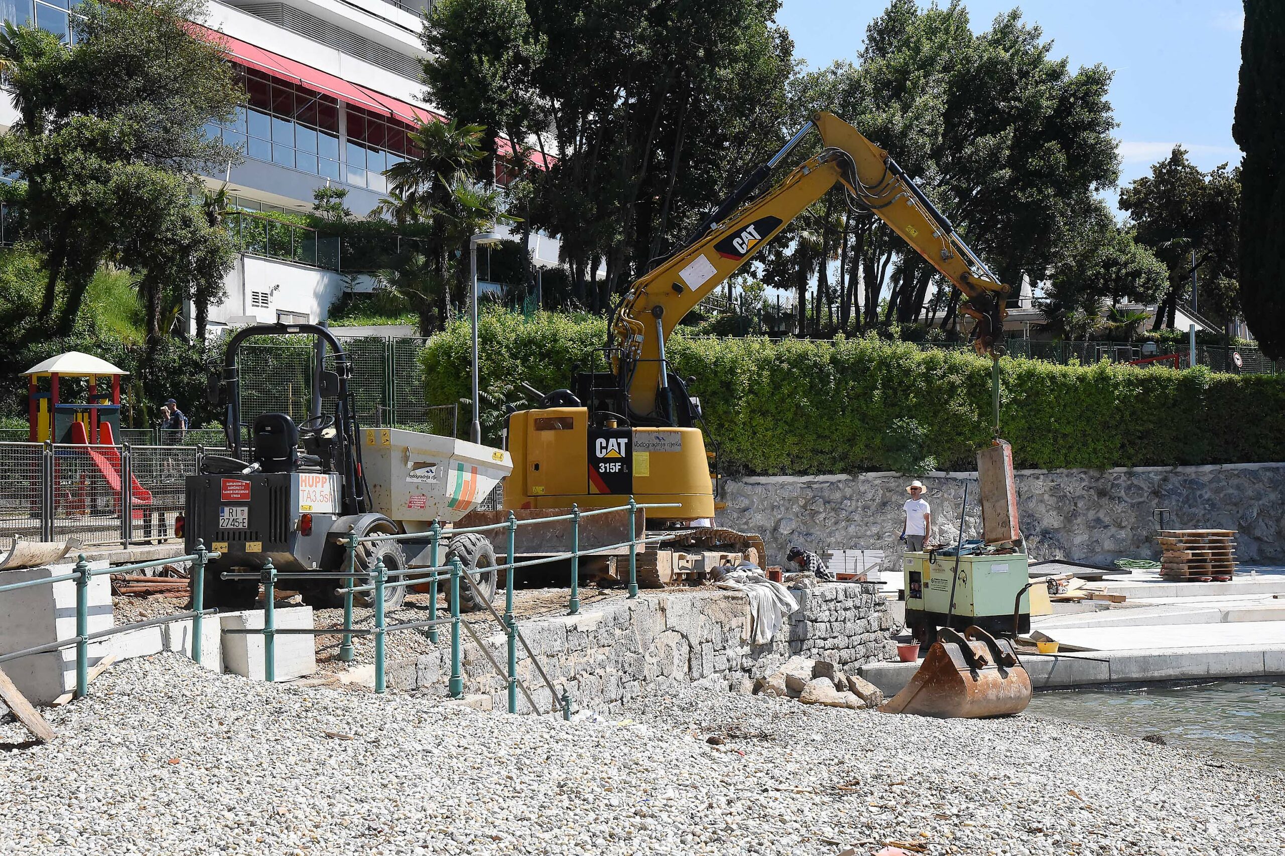 Uređenje plaže Tomaševac, SNIMIO: Sergej DRECHSLER