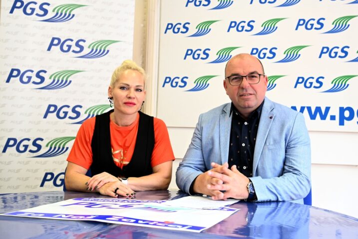 Elmedina Rekić i Marko Sobotinčić, nositelj liste PGS-a za Općinsko vijeće Čavle / Foto Vedran Karuza
